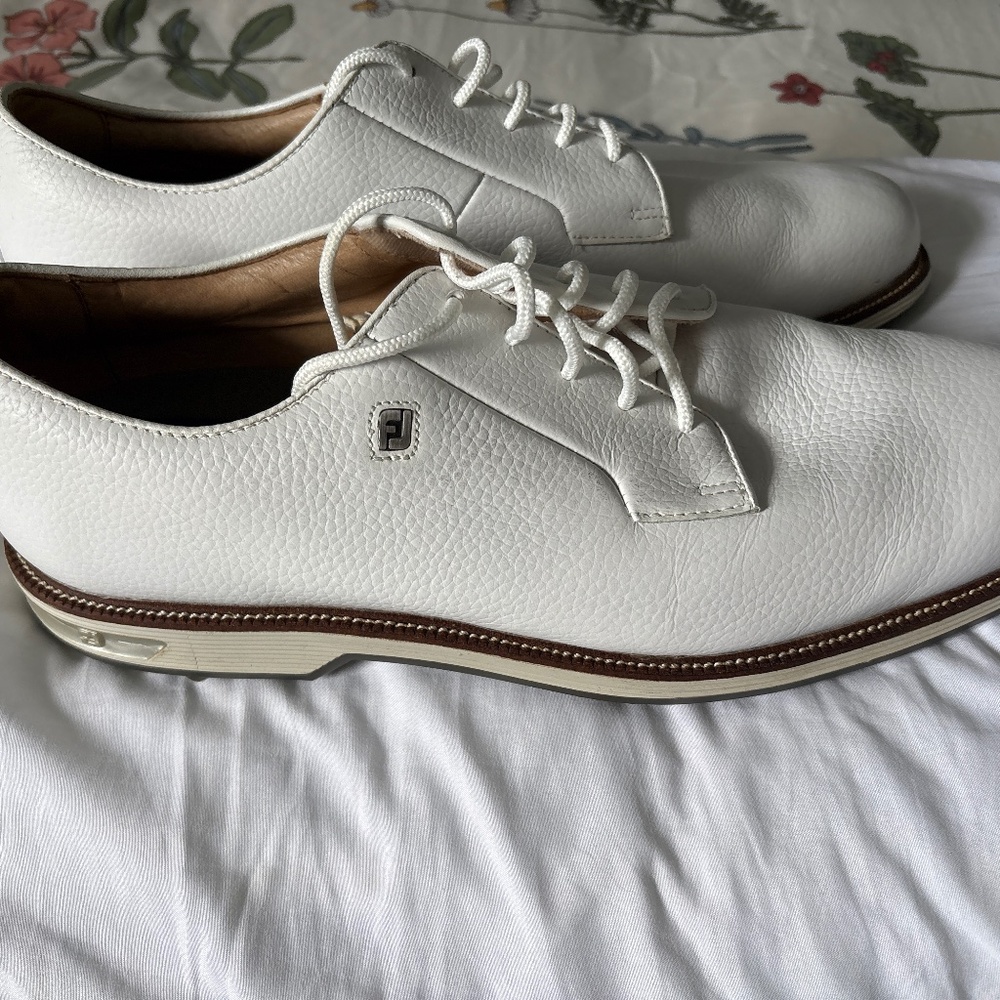 FootJoy premier White Leather Athletic Shoes